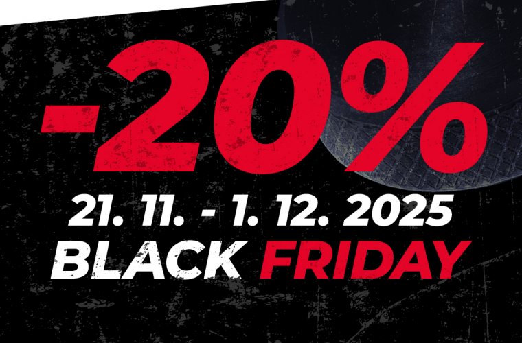 Black Friday na CZECHICEHOCKEY.TV: Sleduj hokej naplno se slevou 20 % na roční GOLD předplatné!