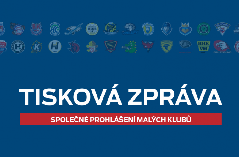 Společné prohlášení zástupců malých a regionálních hokejových klubů