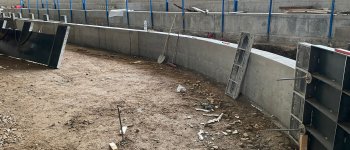 Na zimním stadionu pokračují stavební práce