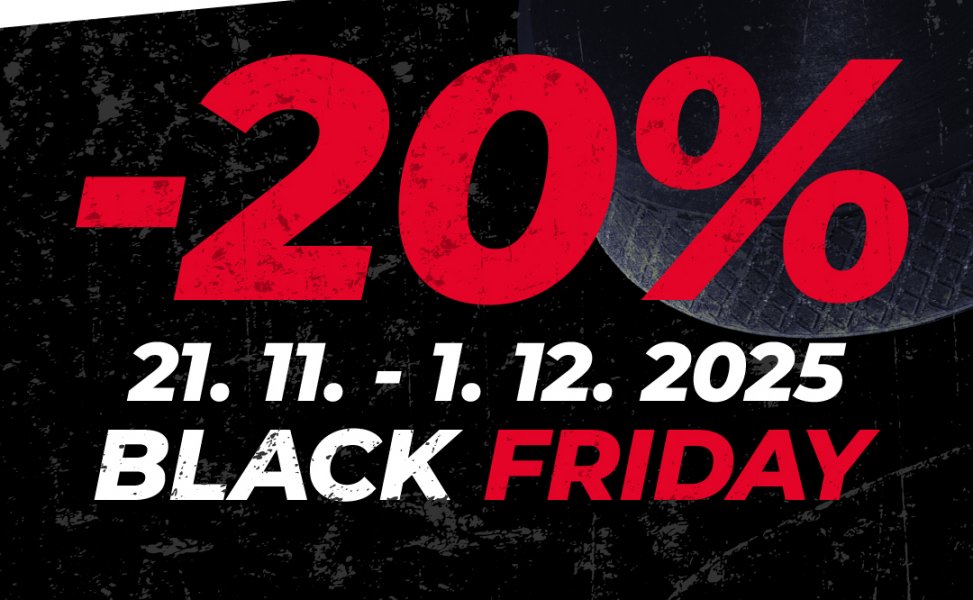 Black Friday na CZECHICEHOCKEY.TV: Sleduj hokej naplno se slevou 20 % na roční GOLD předplatné!